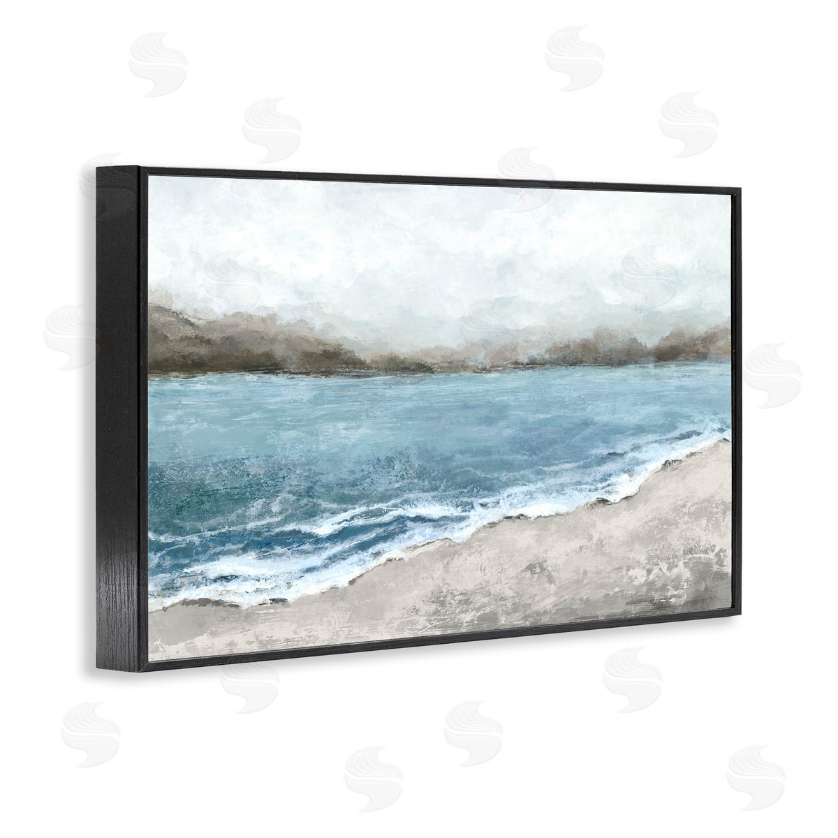 Hannah Dawson Shoreline Serenity Beach Canvas Wall Art Print