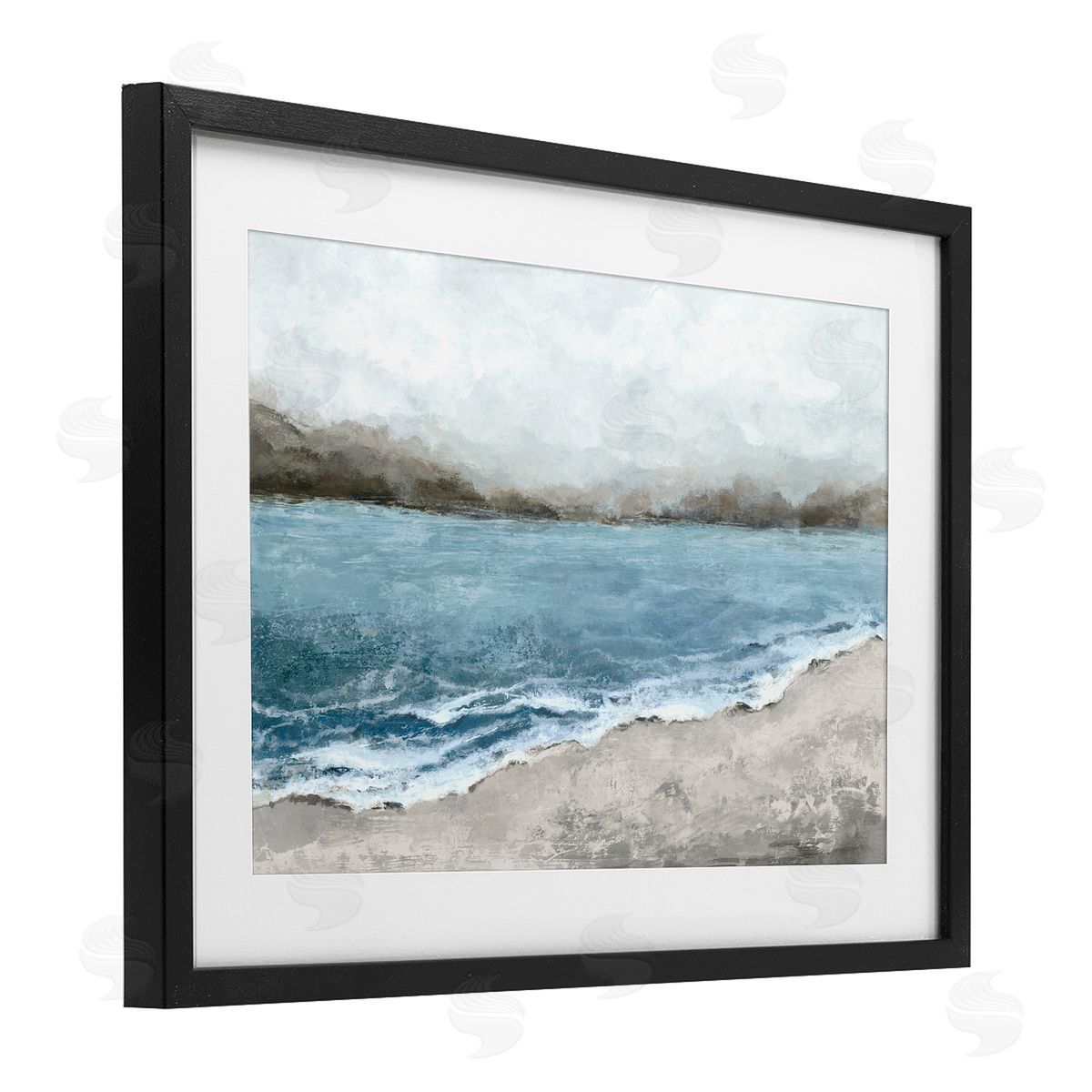 Hannah Dawson Shoreline Serenity Beach Canvas Wall Art Print