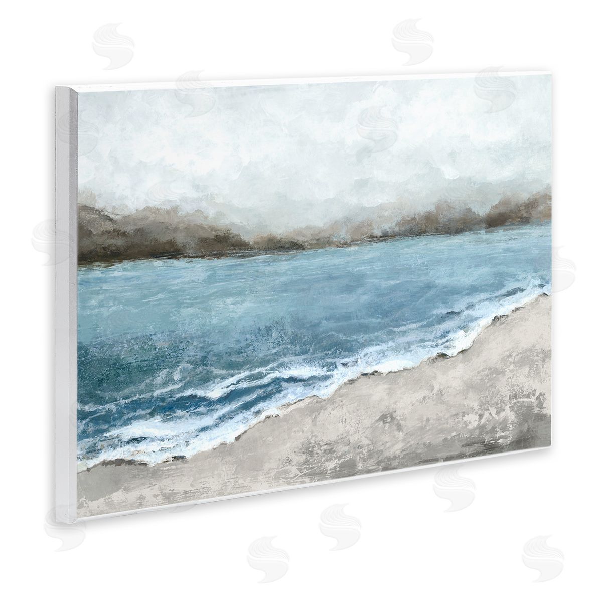 Hannah Dawson Shoreline Serenity Beach Canvas Wall Art Print