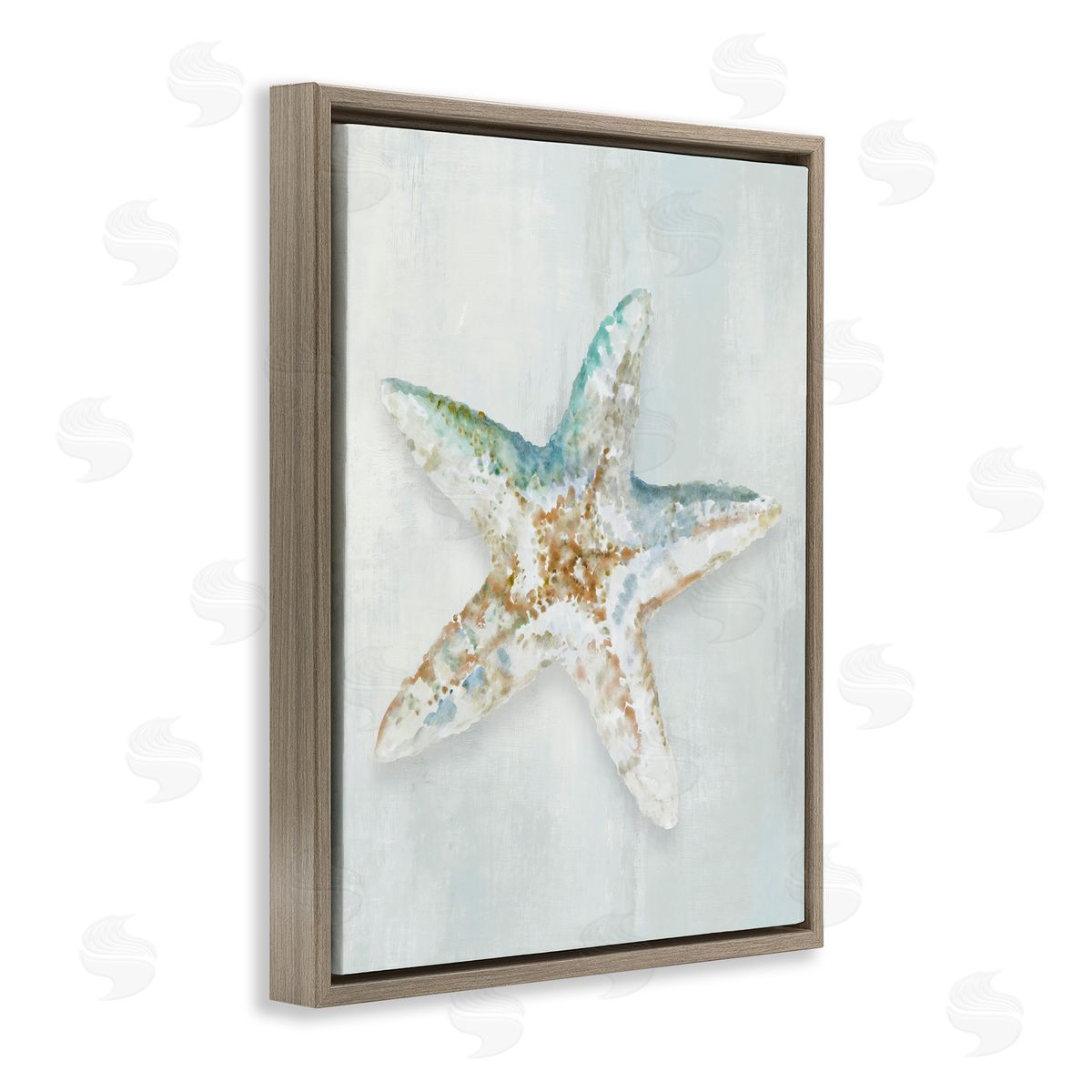 Hannah Dawson Muted Starfish Serenity Canvas Wall Art Print