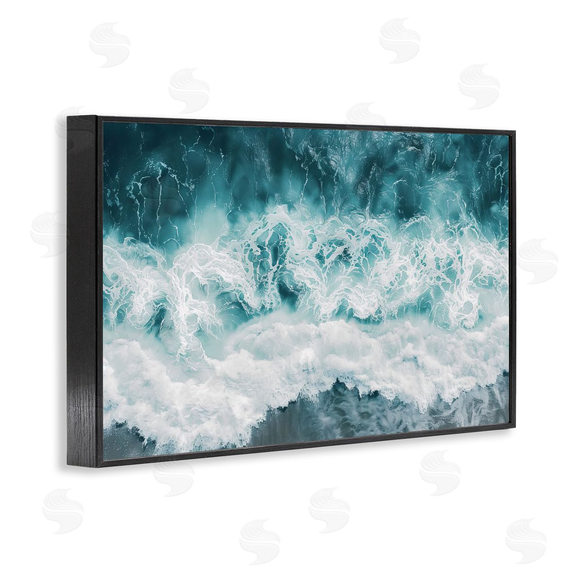 Lazar Studio Coastal Hazy Waters Canvas Wall Art Print