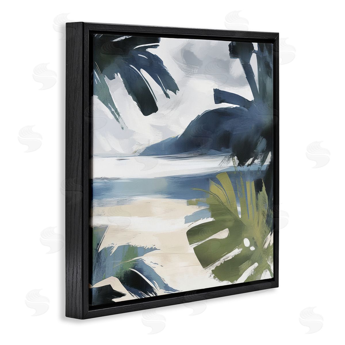 Elara Yasna Beachy Tropical Vibes Canvas Wall Art Print