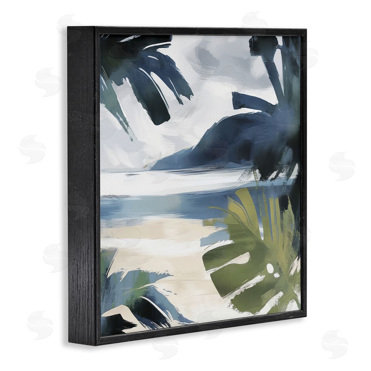Elara Yasna Beachy Tropical Vibes Canvas Wall Art Print