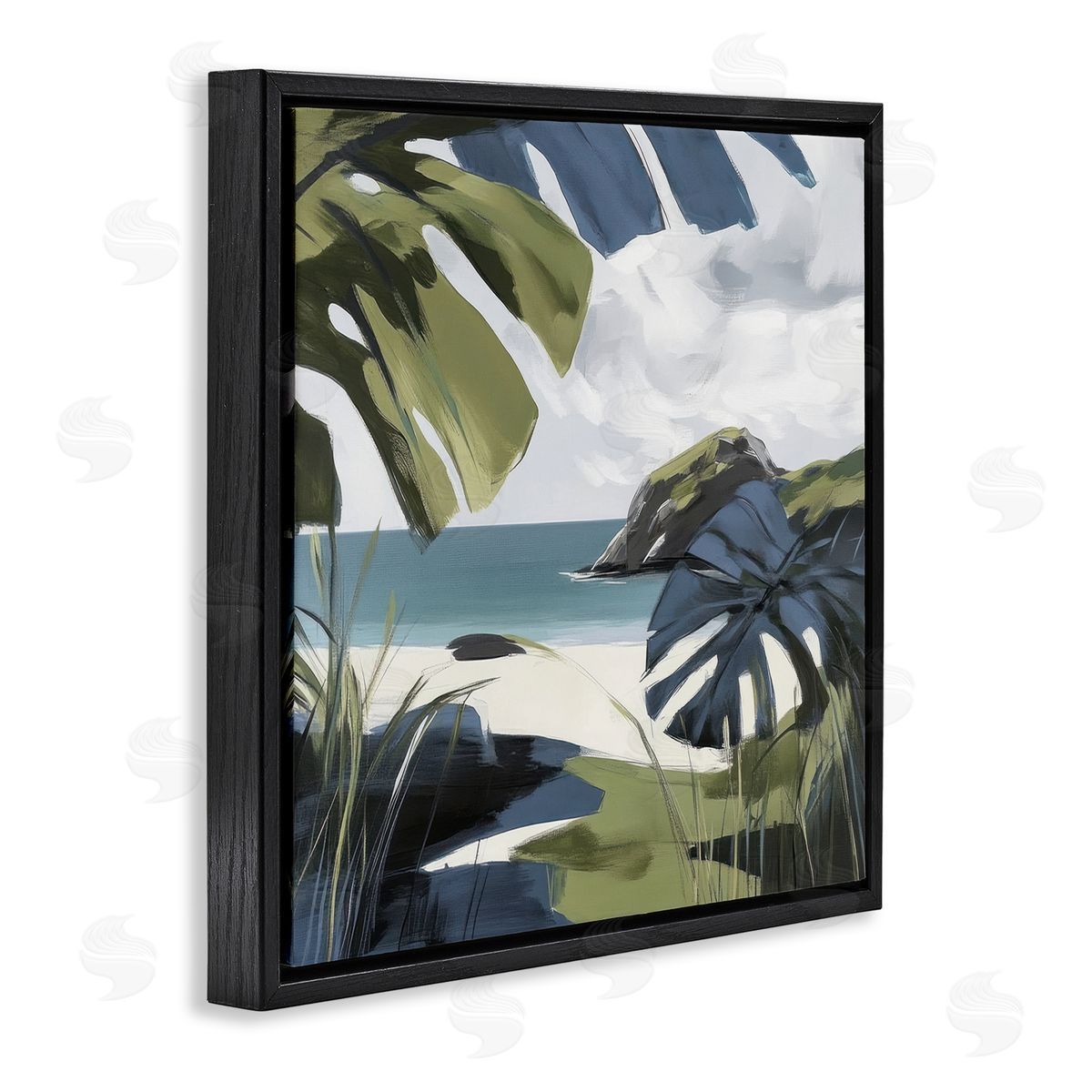 Elara Yasna Tropical Island Vibes Canvas Wall Art Print