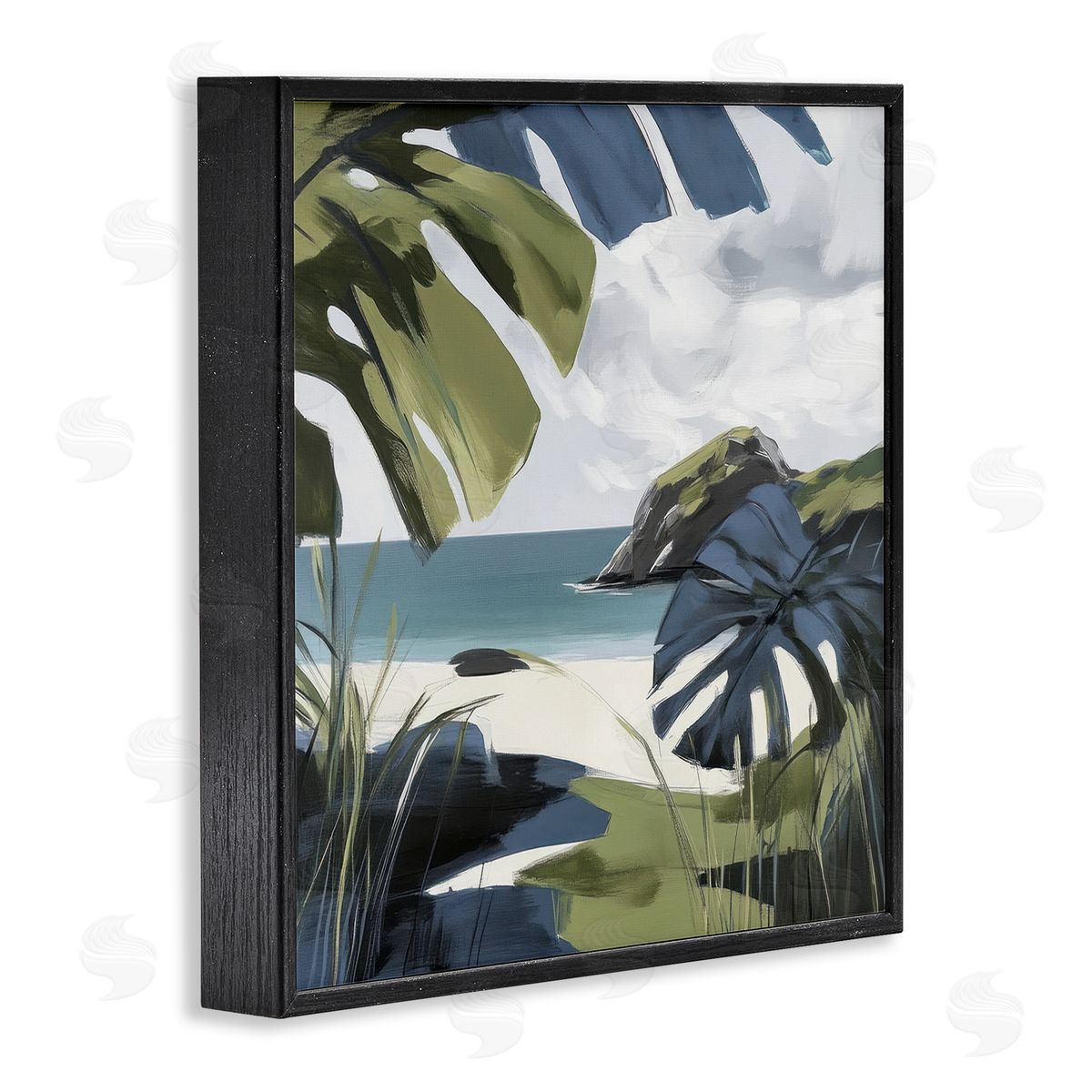 Elara Yasna Tropical Island Vibes Canvas Wall Art Print