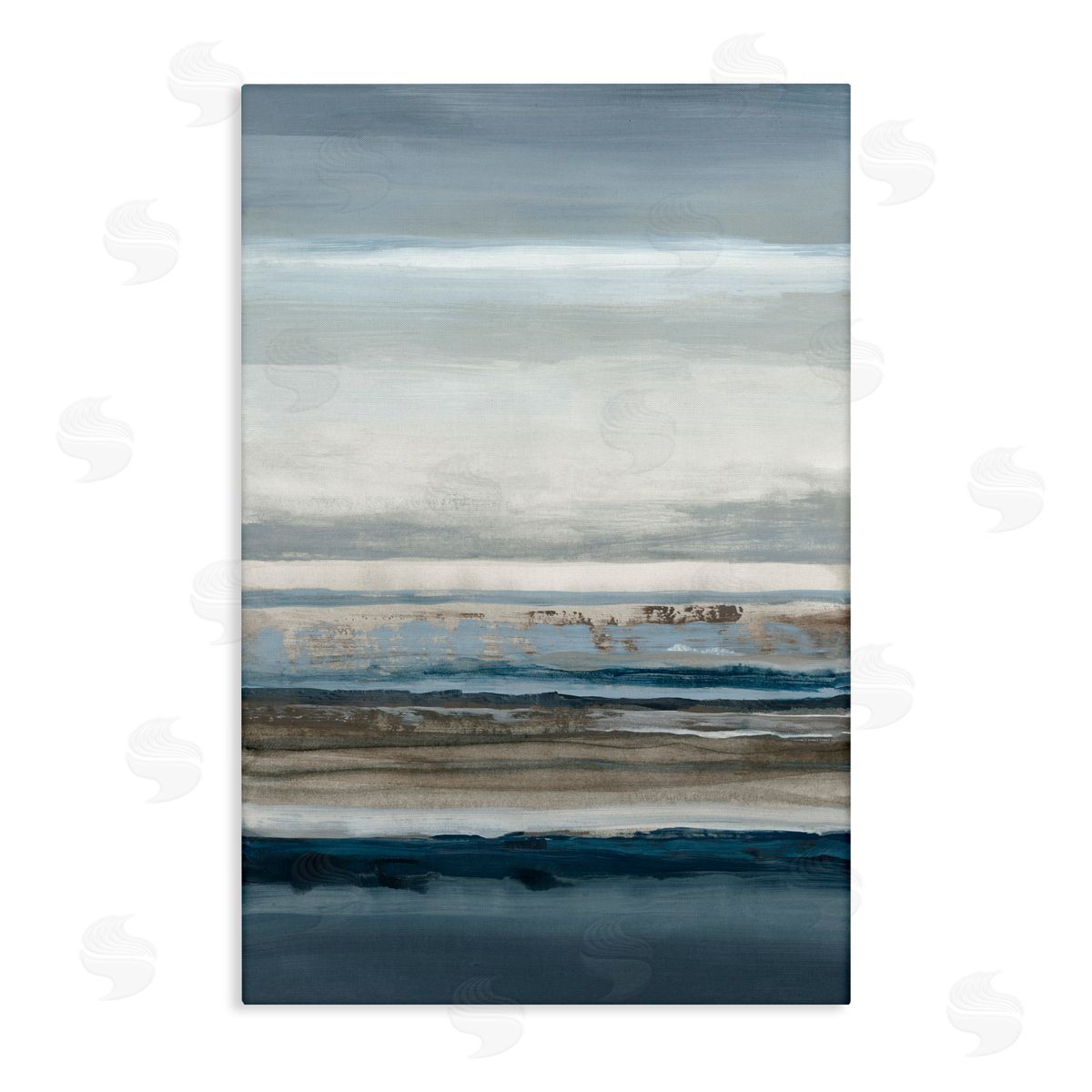 Hannah Dawson Shoreline Echoes Abstraction Canvas Wall Art Print