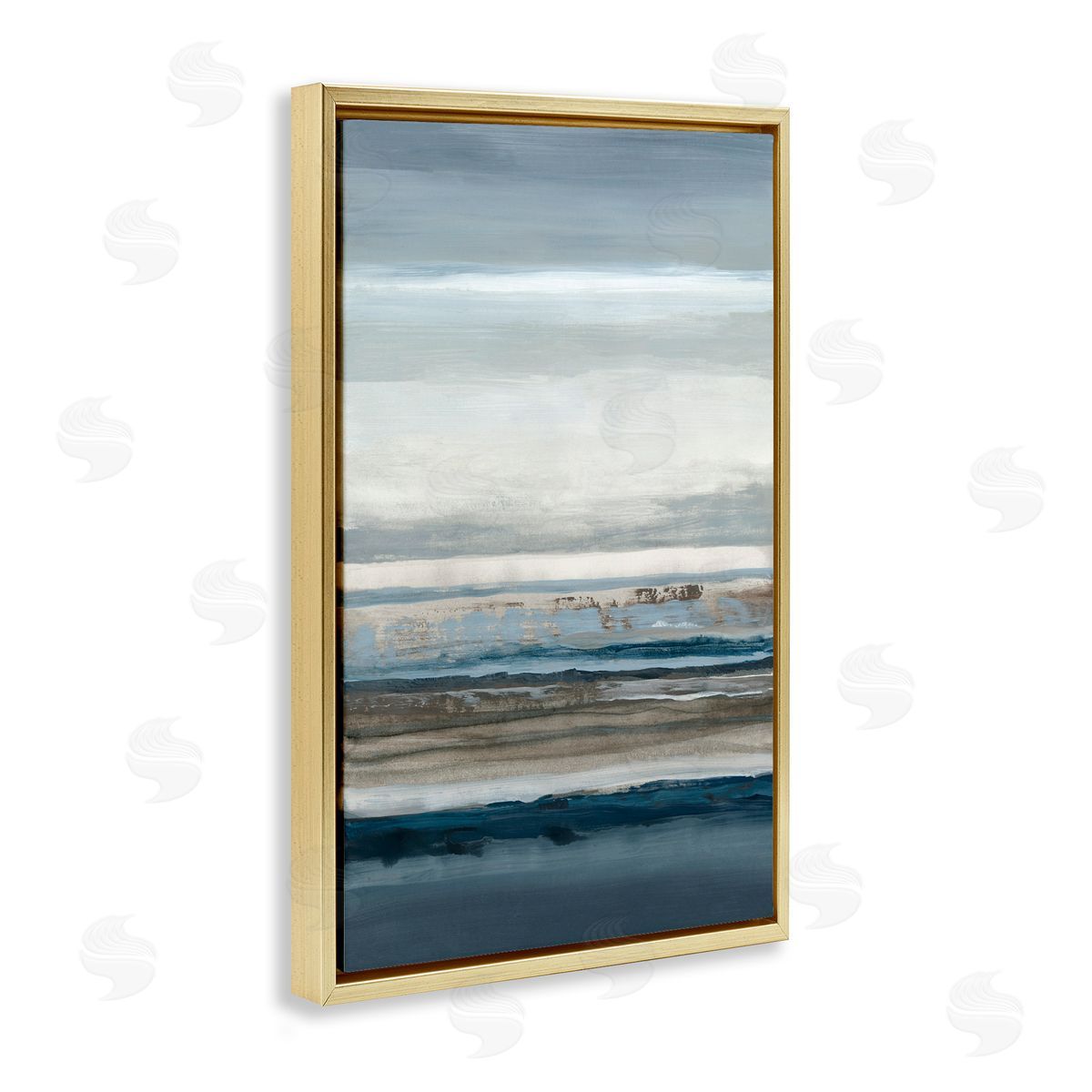 Hannah Dawson Shoreline Echoes Abstraction Canvas Wall Art Print