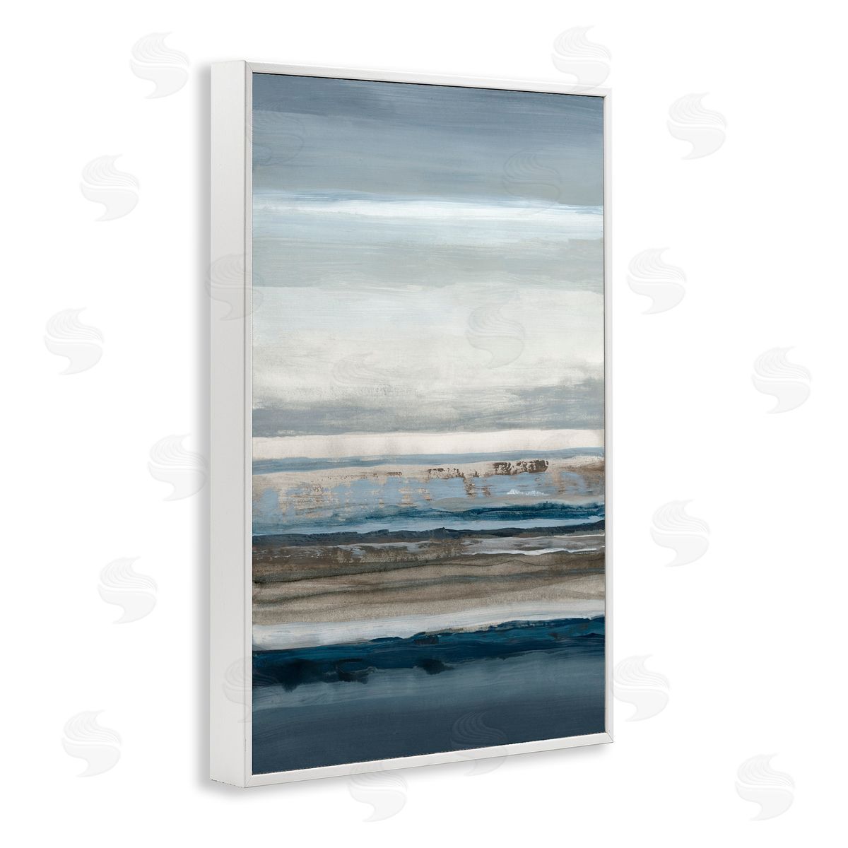 Hannah Dawson Shoreline Echoes Abstraction Canvas Wall Art Print