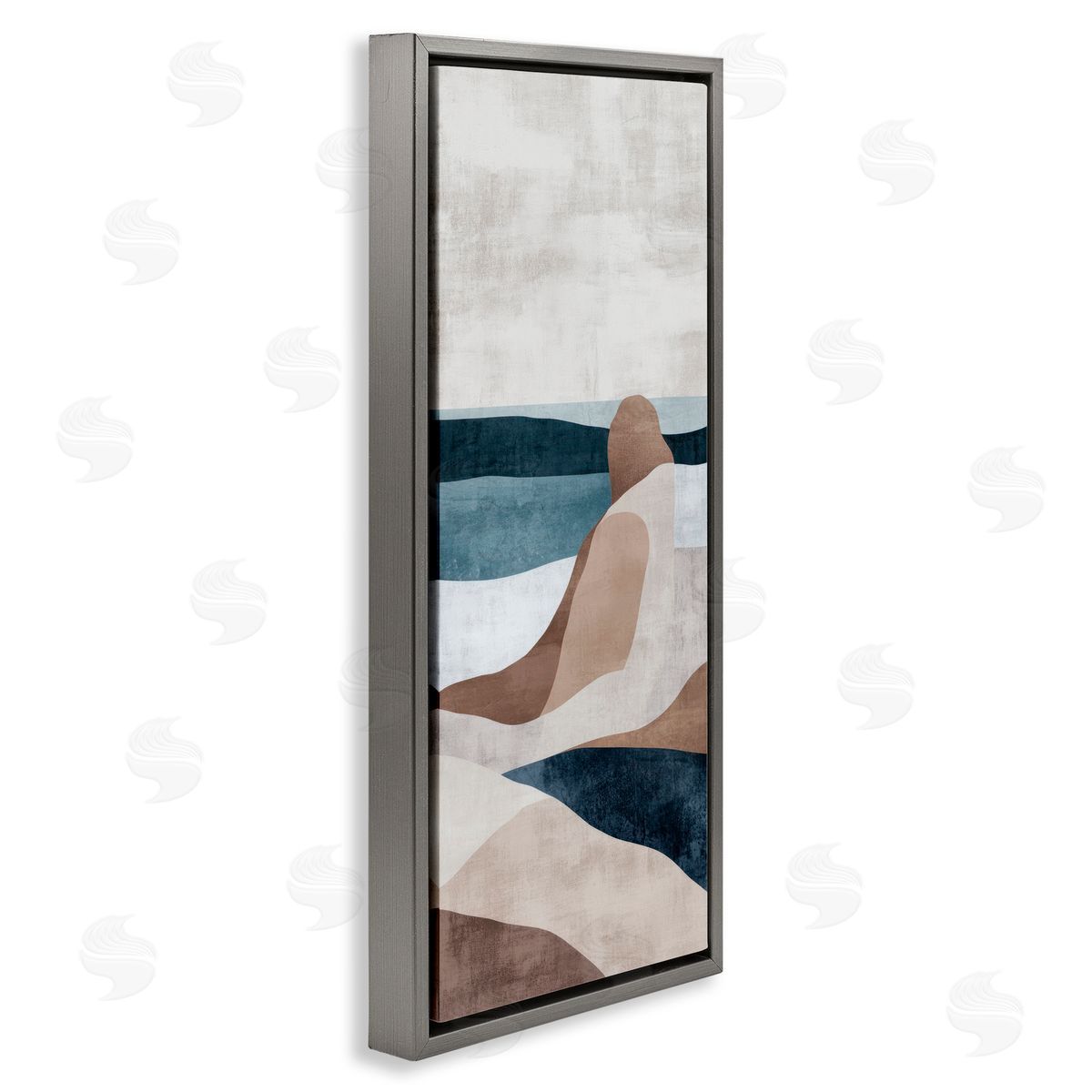 Irena Orlov Living Current Earthy Shapes Canvas Wall Art Print