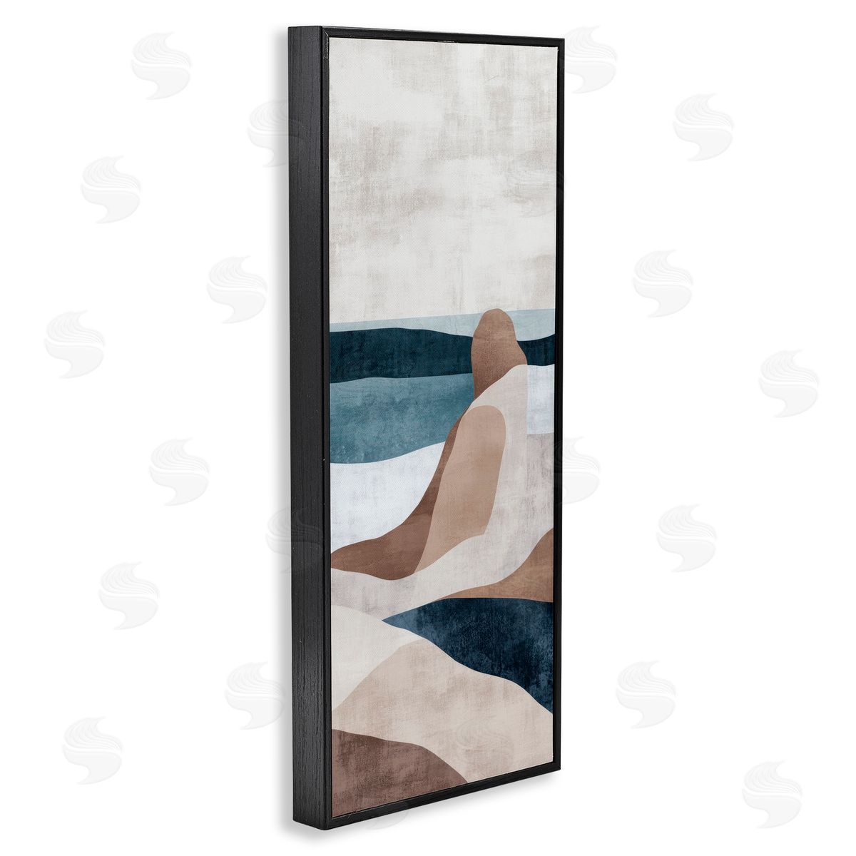 Irena Orlov Living Current Earthy Shapes Canvas Wall Art Print