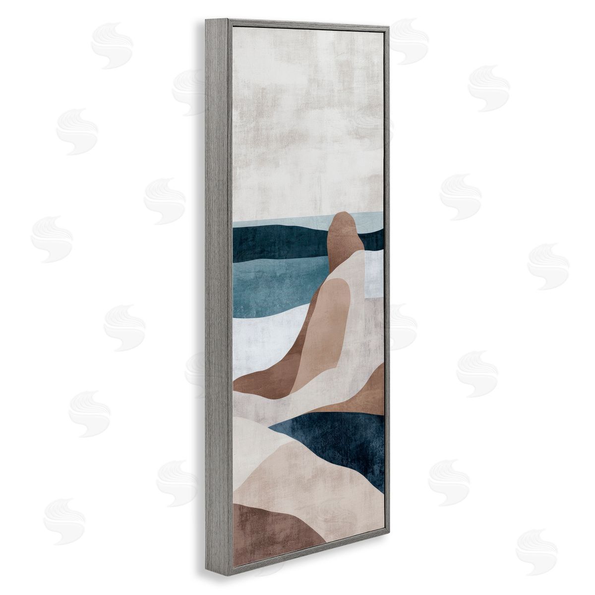 Irena Orlov Living Current Earthy Shapes Canvas Wall Art Print