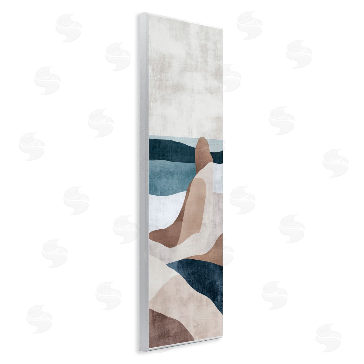 Irena Orlov Living Current Earthy Shapes Canvas Wall Art Print