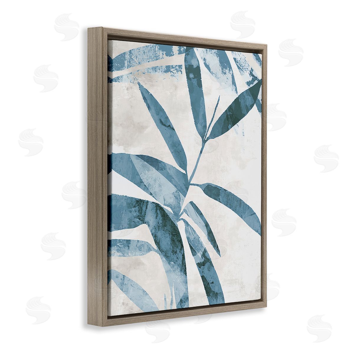 Aoibhne Hogan Blue Twilight Palms Canvas Wall Art Print