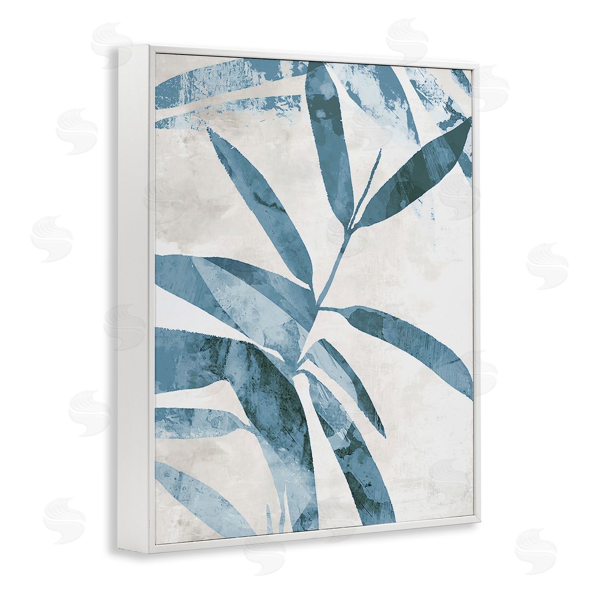 Aoibhne Hogan Blue Twilight Palms Canvas Wall Art Print