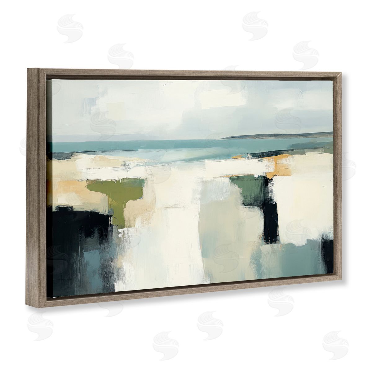 Irena Orlov Pastel Brushed Plains Canvas Wall Art Print