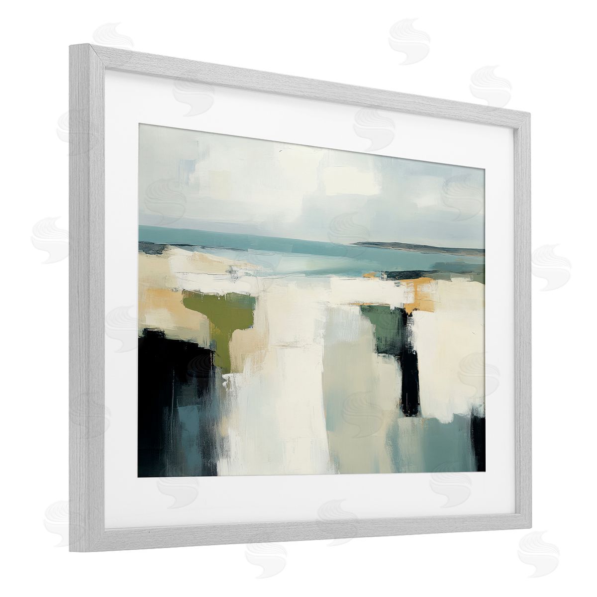 Irena Orlov Pastel Brushed Plains Canvas Wall Art Print