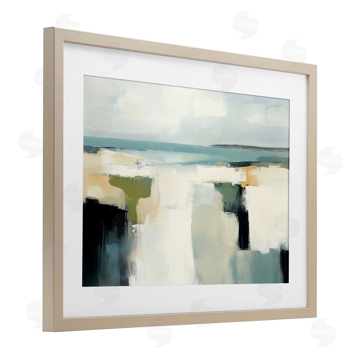 Irena Orlov Pastel Brushed Plains Canvas Wall Art Print