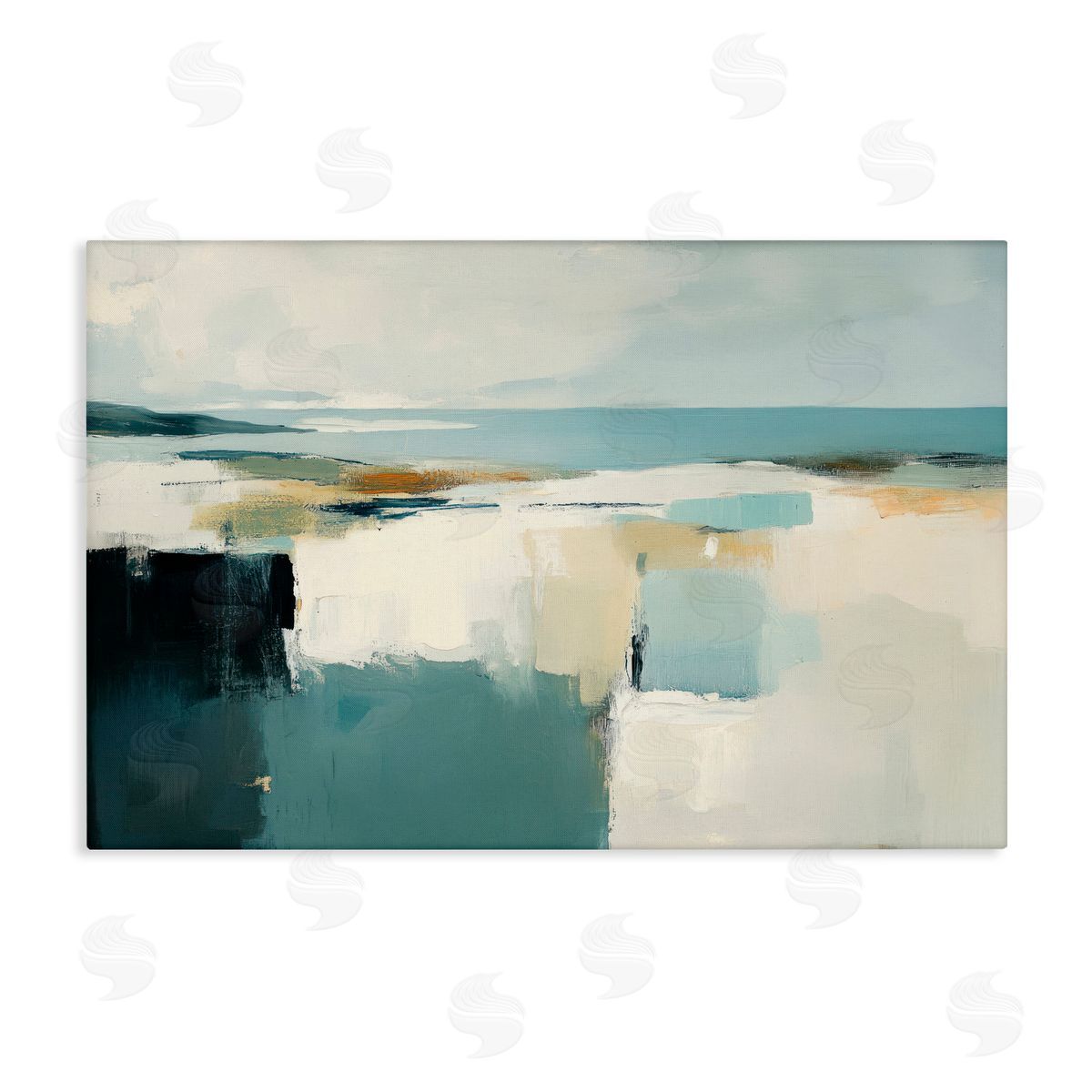 Irena Orlov Pastel Plains Abstraction Canvas Wall Art Print