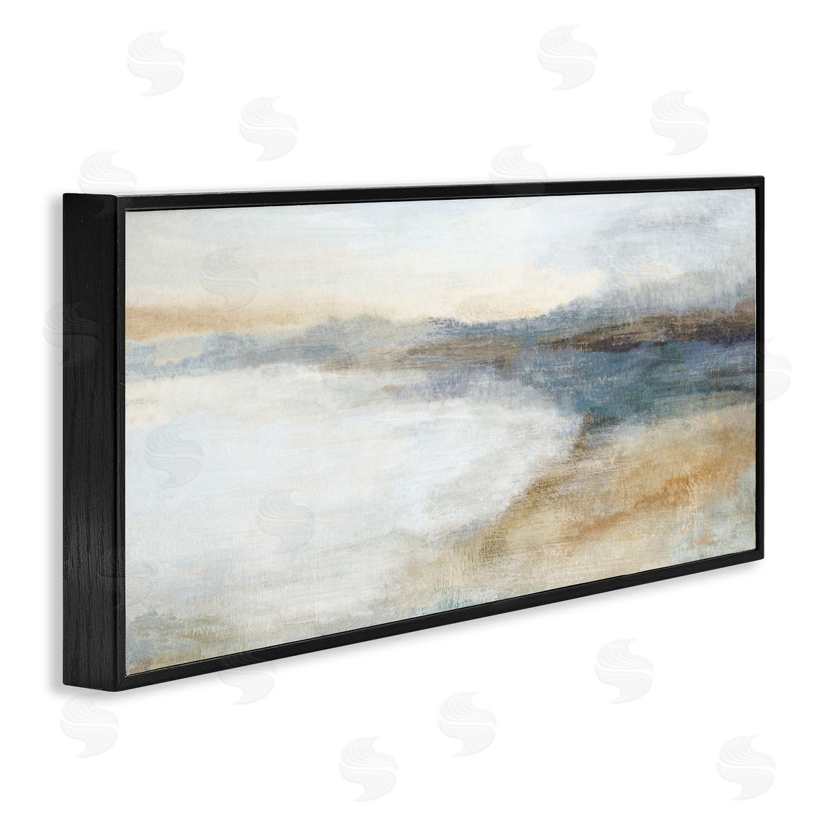 Hannah Dawson Coastal Warmth Abstraction Canvas Wall Art Print