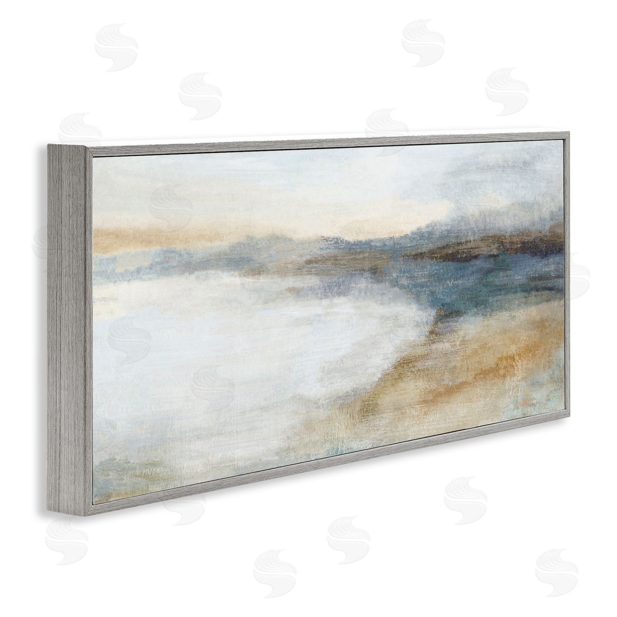 Hannah Dawson Coastal Warmth Abstraction Canvas Wall Art Print