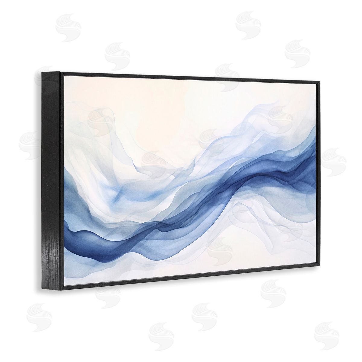 Andrea Haase Abstract Indigo Mist Canvas Wall Art Print
