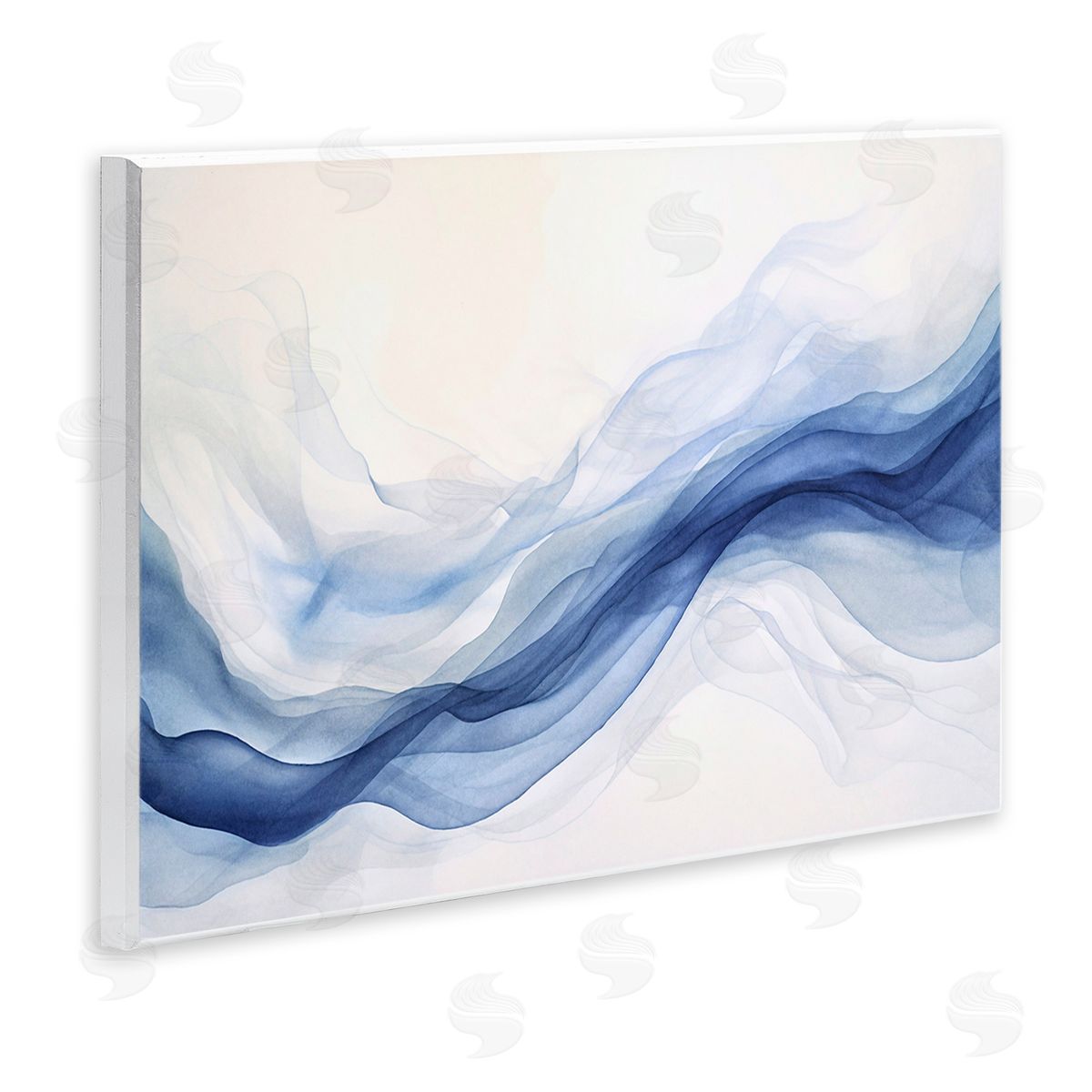 Andrea Haase Abstract Indigo Mist Canvas Wall Art Print