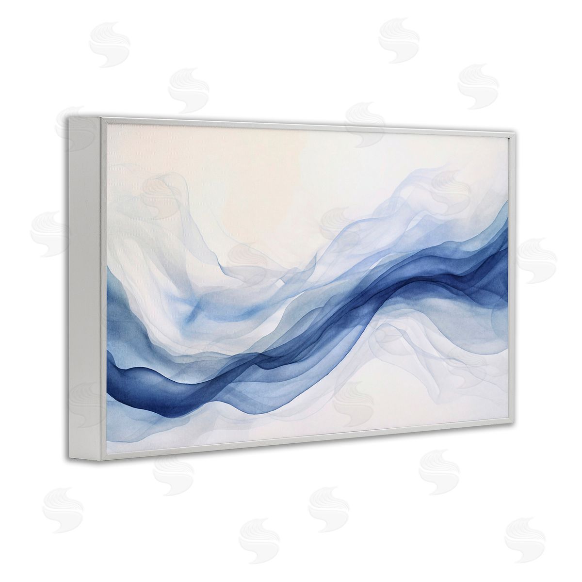 Andrea Haase Abstract Indigo Mist Canvas Wall Art Print