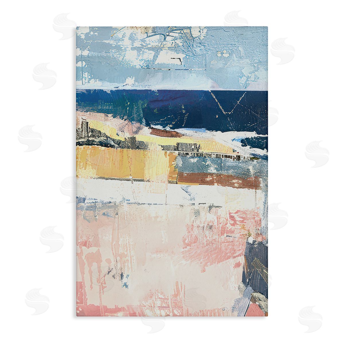 Raymond Powers Dynamic Echoes Of Light Canvas Wall Art Print