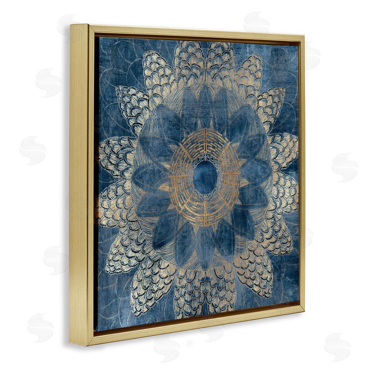 Jacob Q Bohemian Waves Mandala Canvas Wall Art Print
