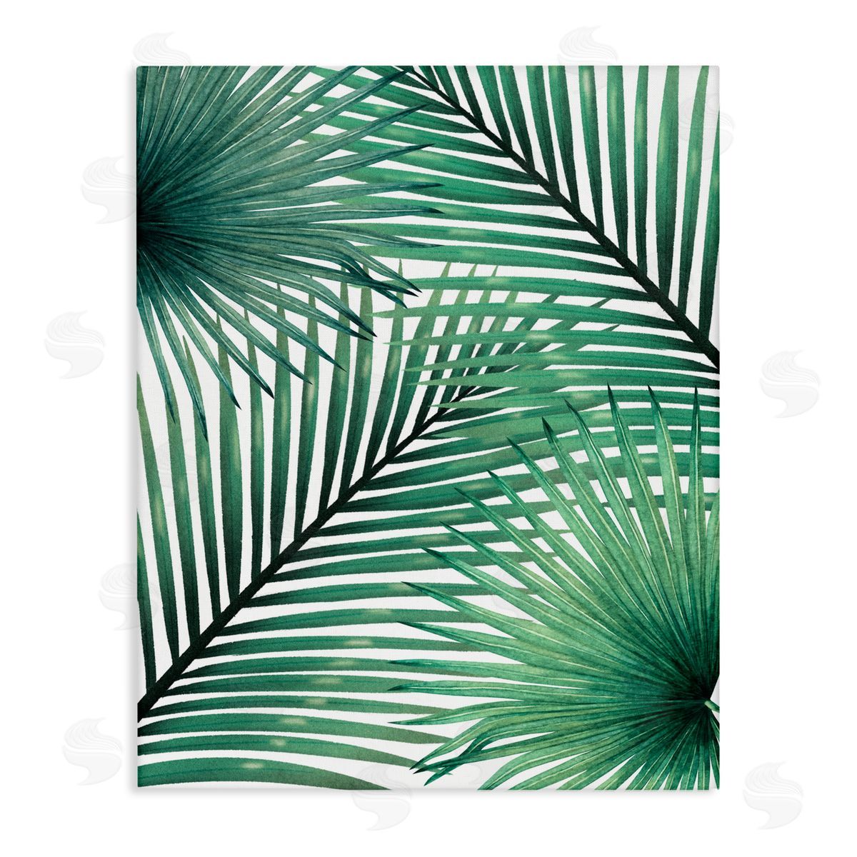 Unknown Clean Tropics Layered Palms Canvas Wall Art Print