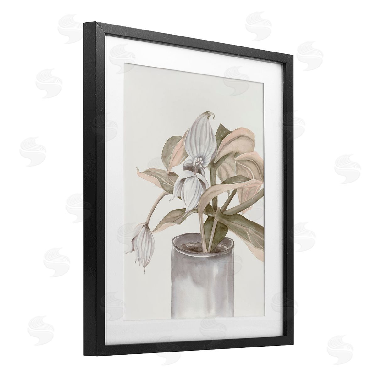 Errico & Slyp Potted Medinilla Magnifica Canvas Wall Art Print