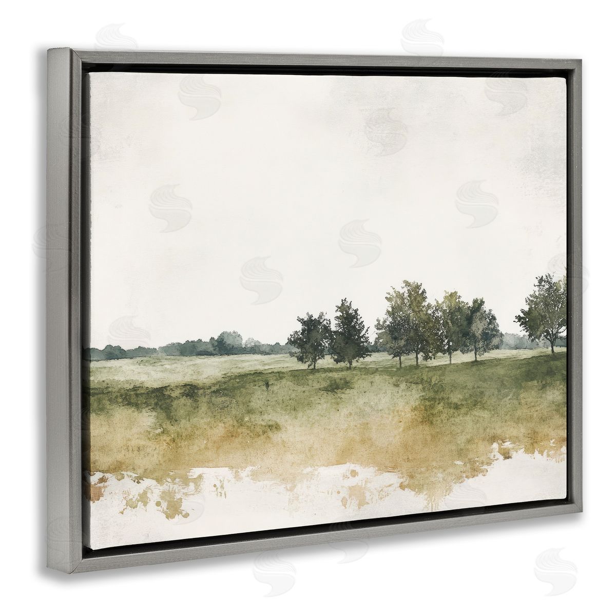 Mona Grace Earthy Still Woodland Canvas Wall Art Print