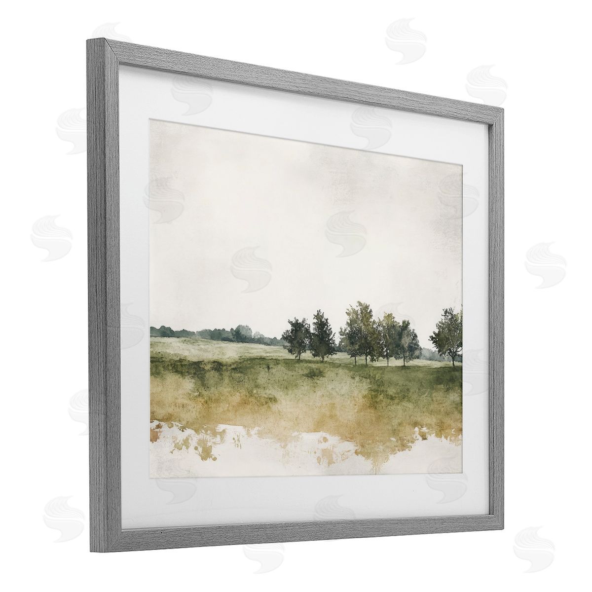 Mona Grace Earthy Still Woodland Canvas Wall Art Print