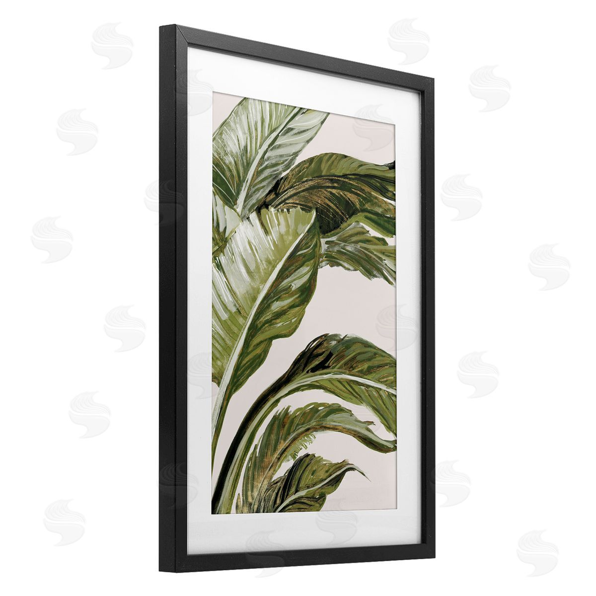 Jacob Q Green Tropical Hues Canvas Wall Art Print