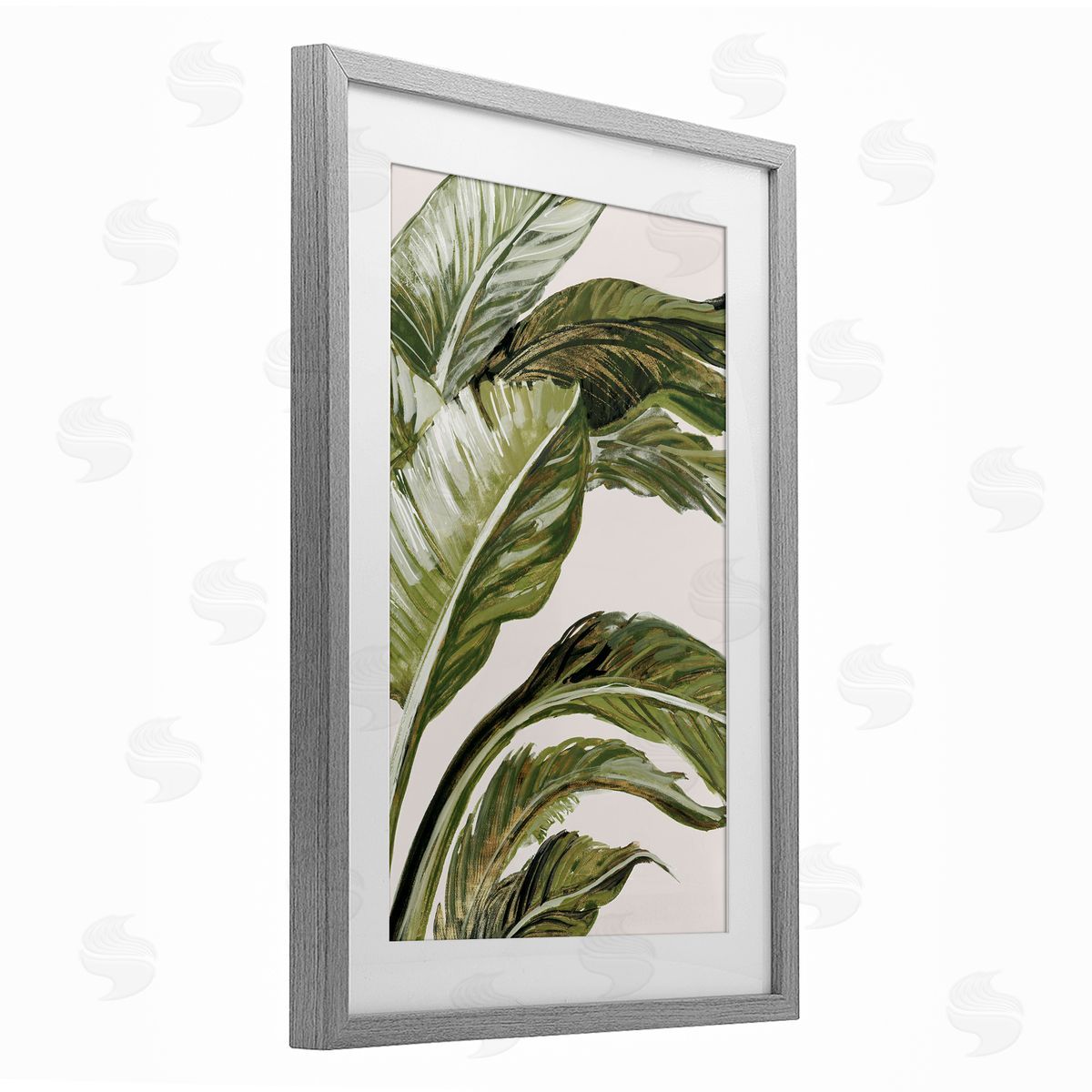 Jacob Q Green Tropical Hues Canvas Wall Art Print