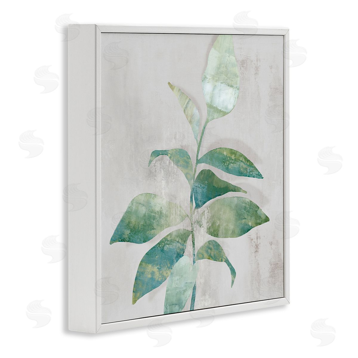 Alex Black Minimal Bloom Rustic Accent Canvas Wall Art Print