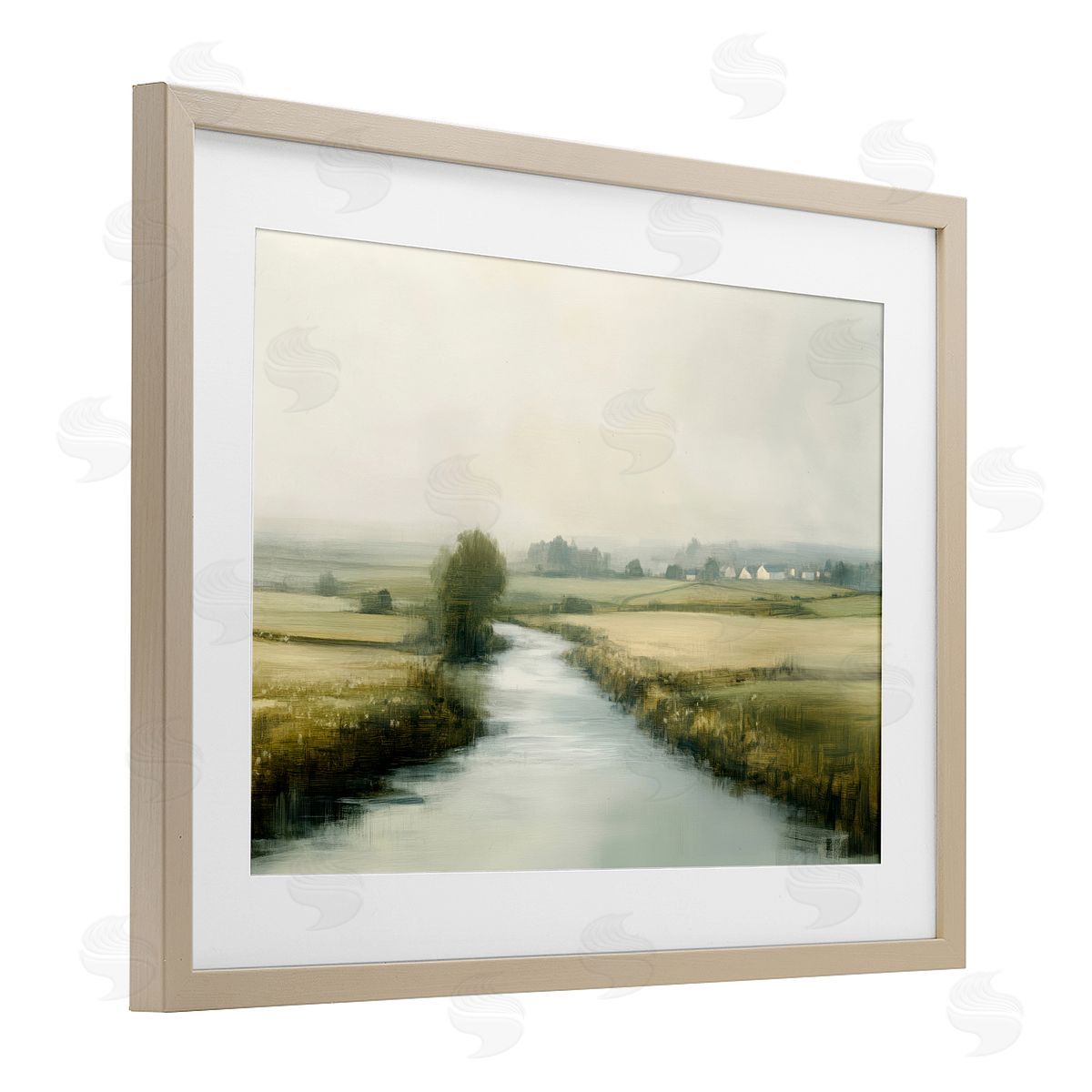 Novae Mirror Of Calm Landscape Canvas Wall Art Print