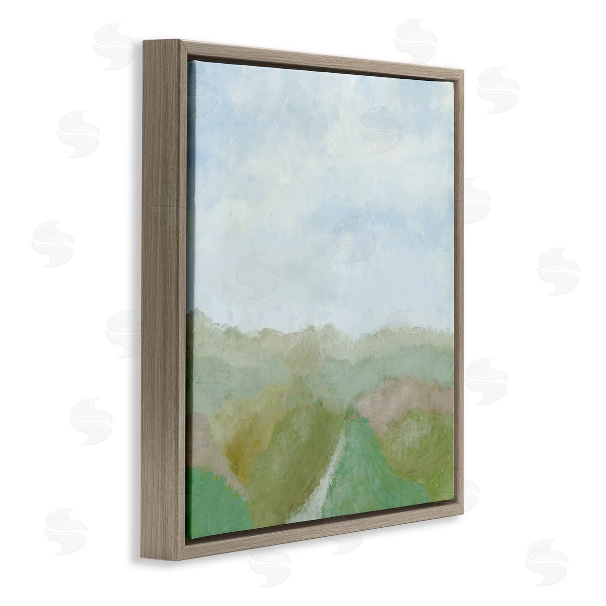 J:L Design Love Is My Valley Canvas Wall Art Print