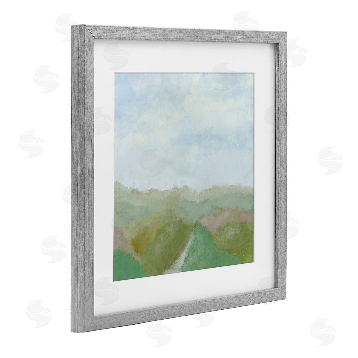J:L Design Love Is My Valley Canvas Wall Art Print