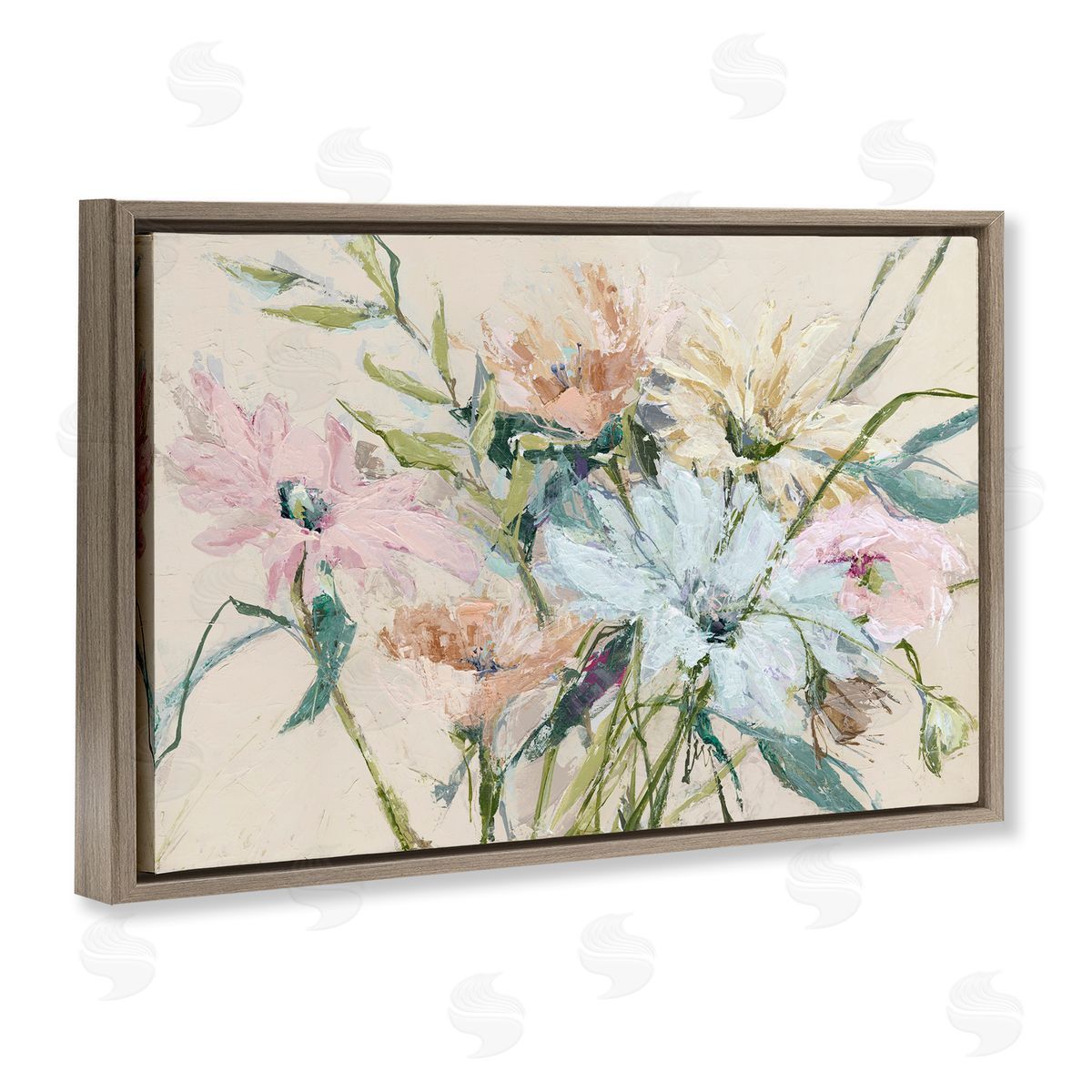 Susan Pepe Gentle Pastel Blossoms Canvas Wall Art Print
