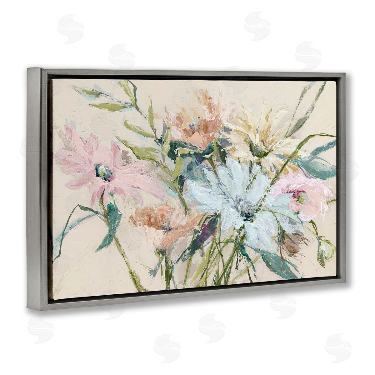 Susan Pepe Gentle Pastel Blossoms Canvas Wall Art Print