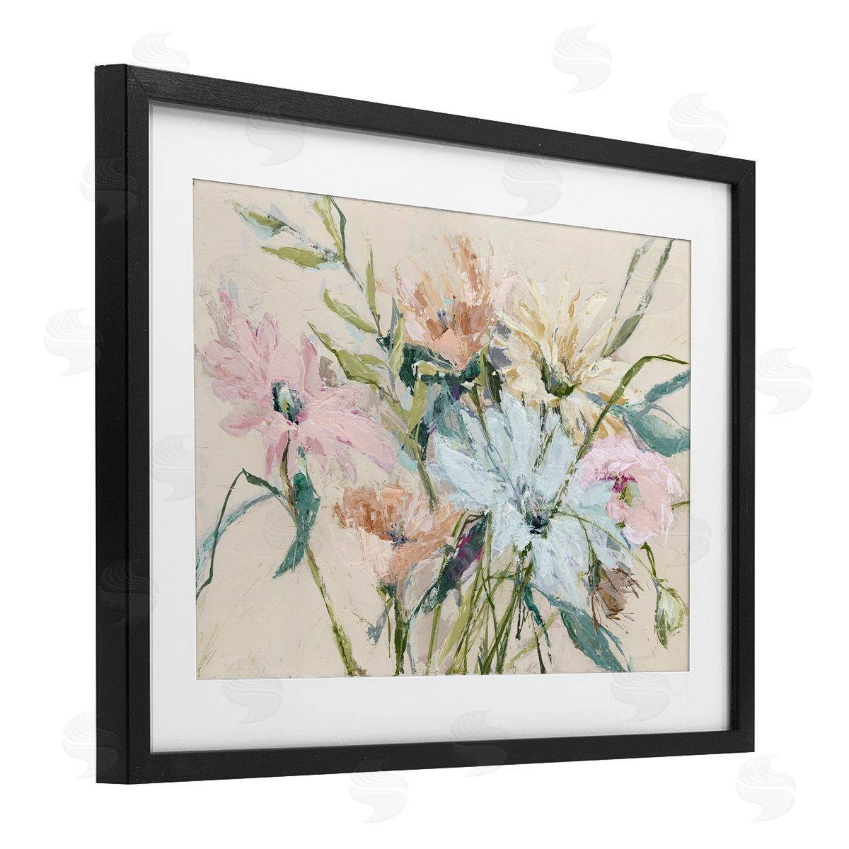 Susan Pepe Gentle Pastel Blossoms Canvas Wall Art Print