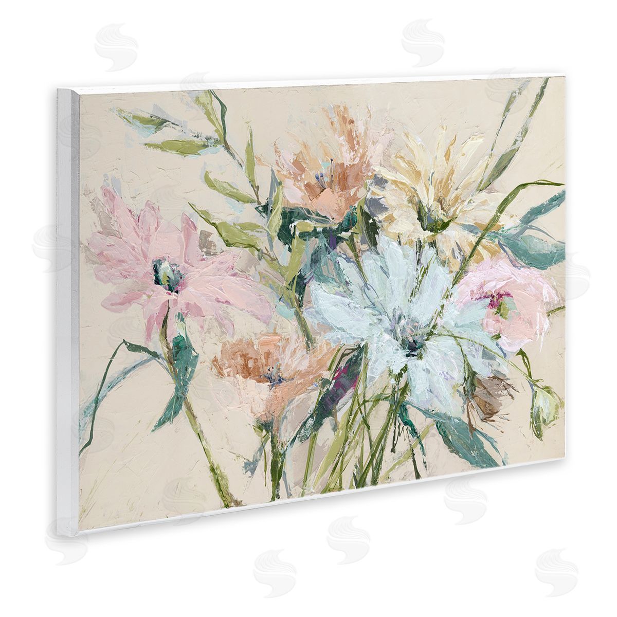 Susan Pepe Gentle Pastel Blossoms Canvas Wall Art Print