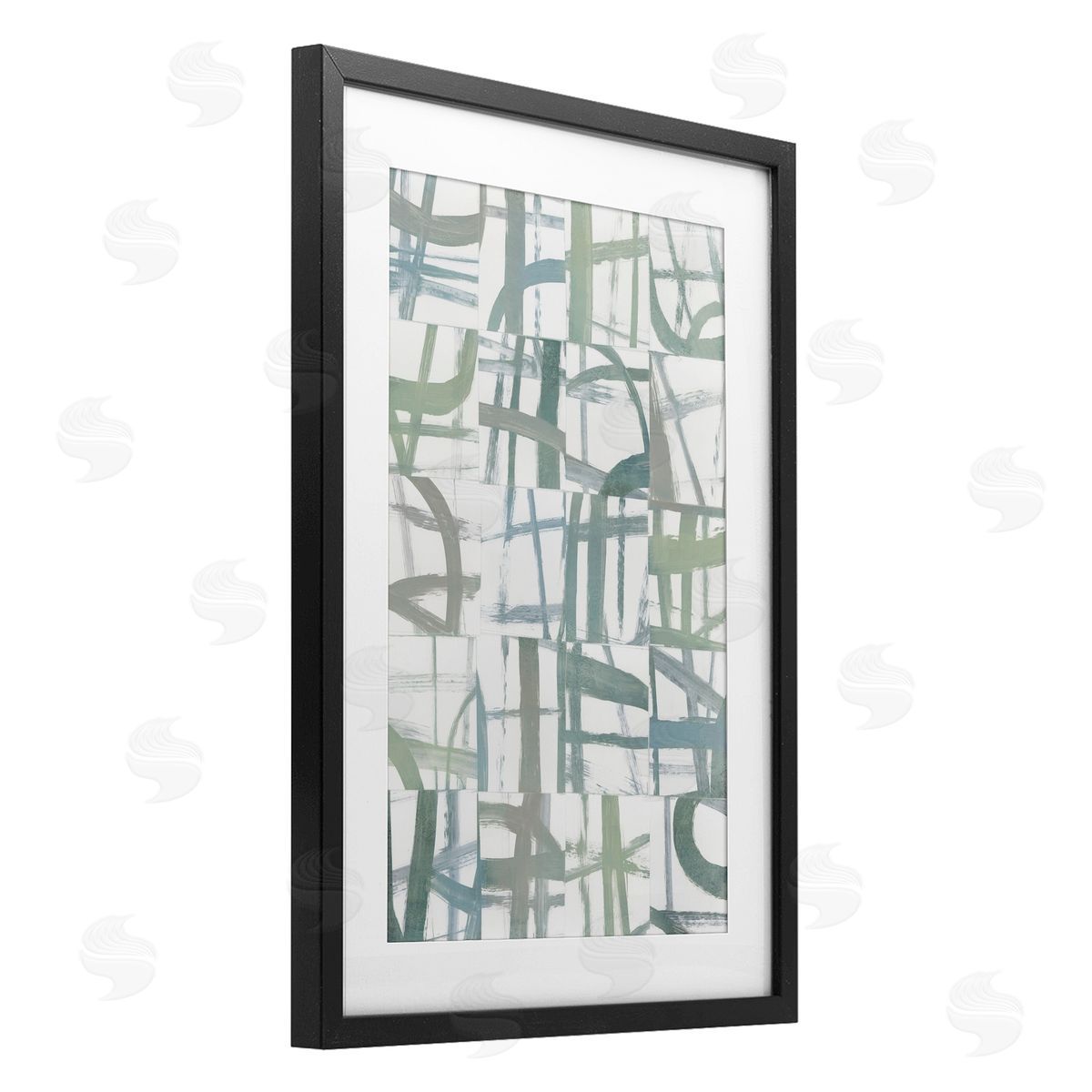 Hannah Dawson Contemporary Linear Harmony Canvas Wall Art Print