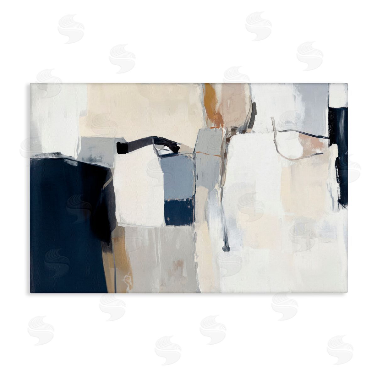 Irena Orlov Neutral Tapestry Abstraction Canvas Wall Art Print