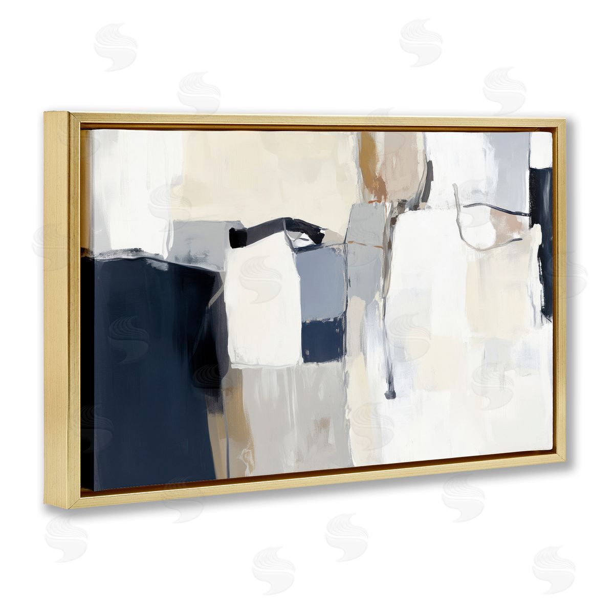 Irena Orlov Neutral Tapestry Abstraction Canvas Wall Art Print