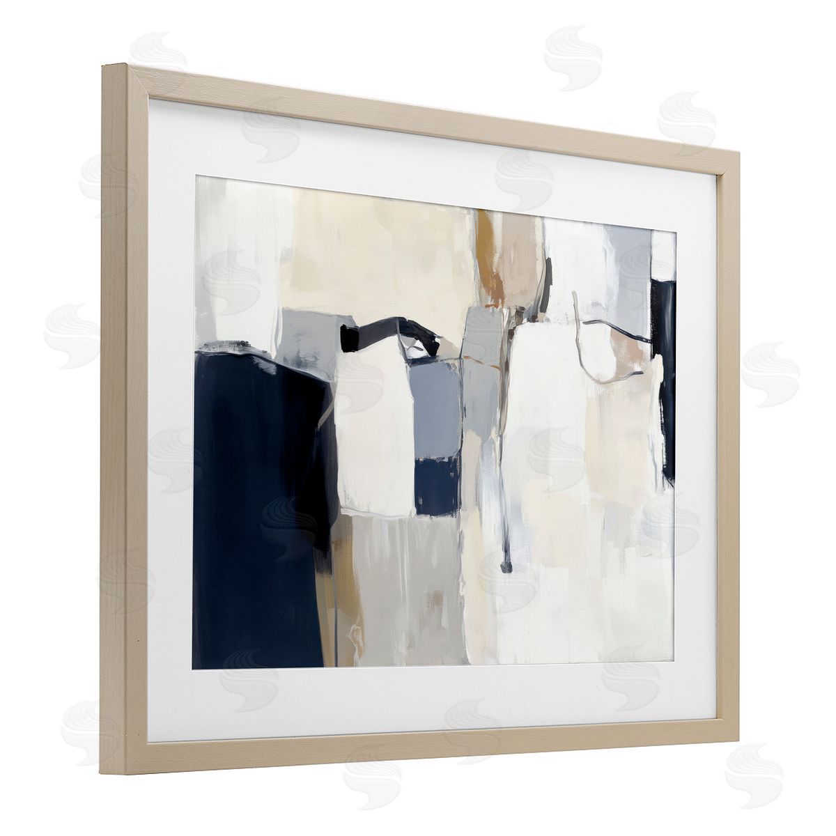 Irena Orlov Neutral Tapestry Abstraction Canvas Wall Art Print