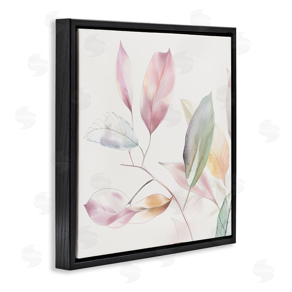 Raymond Powers Pastel Light Leaves Canvas Wall Art Print