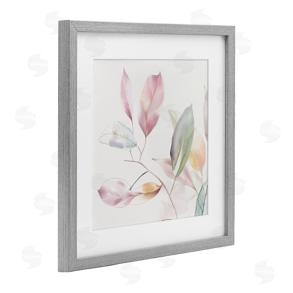 Raymond Powers Pastel Light Leaves Canvas Wall Art Print