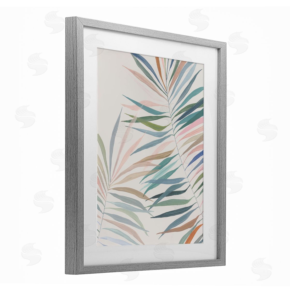 Hannah Dawson Pastel Tropical Harmony Canvas Wall Art Print